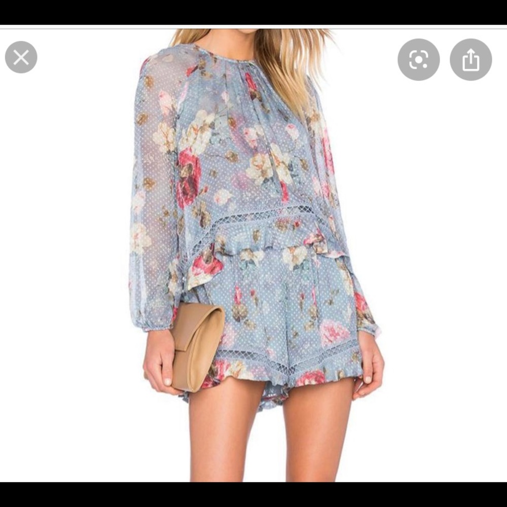 Stunning Zimmermann Havoc Romper in Black&White